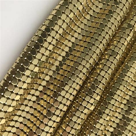 metallic mesh fabric 21 inches|gold mesh material.